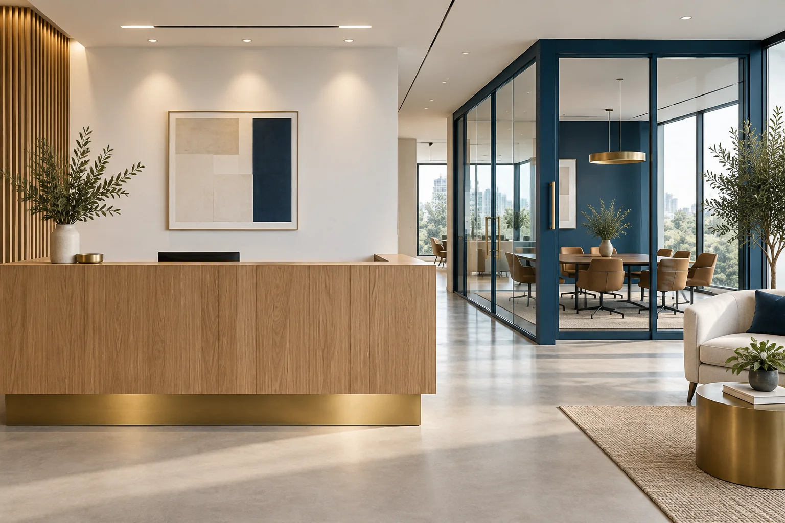 Inspiración de un espacio interior con acabados contemporáneos