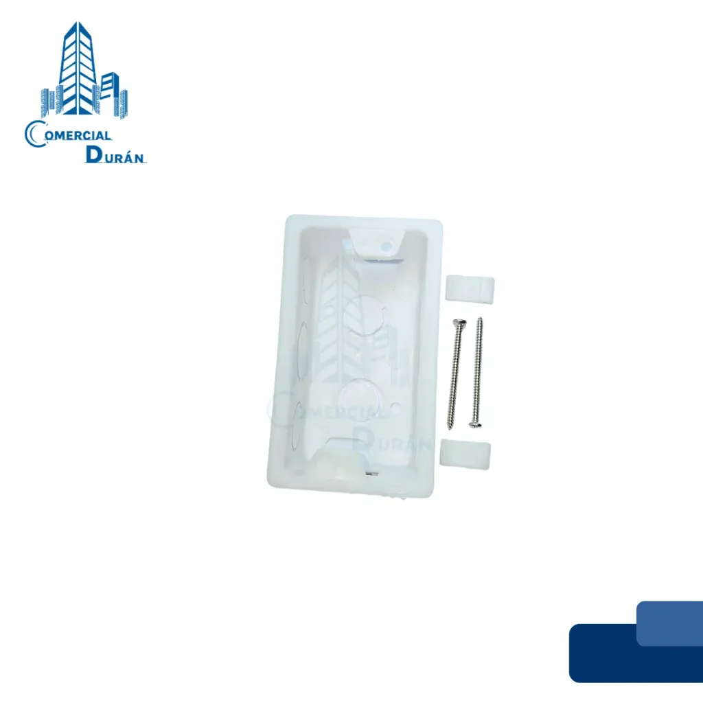 [FL00053] CAJETIN PLASTICO P/GYPSUM C/TORNILLO