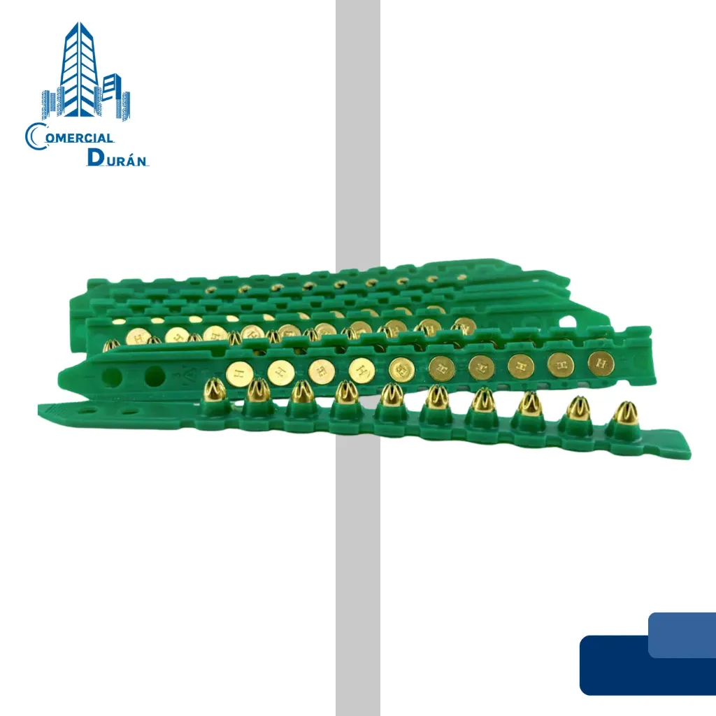 CLAVO DE IMPACTO VERDE 0.27 CINTA TIRILLA * 100