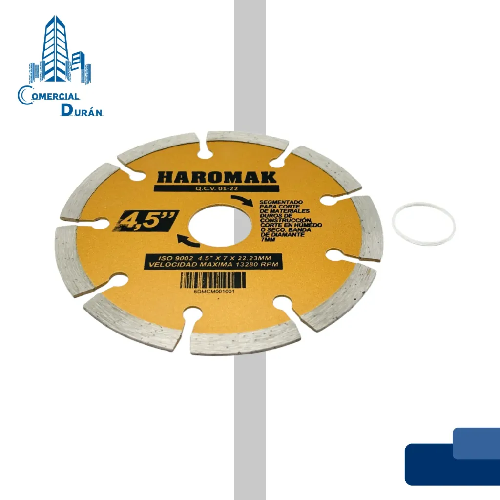 [GH00016] DISCO MET CERAMICA SEGMENTADO 41/2 HAROMAK